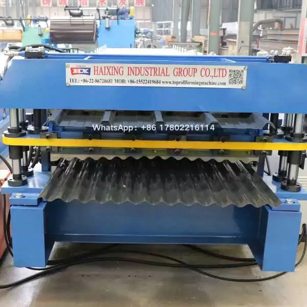 1000 and 988 double layer roofing machine