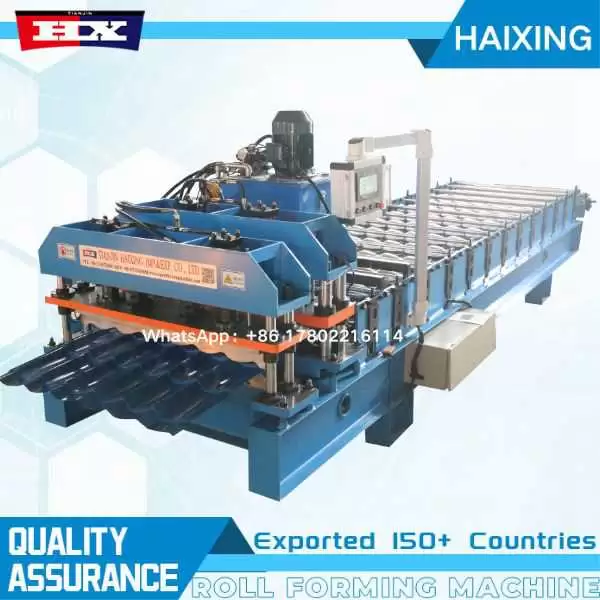 1100 glazed sheet roll forming machine