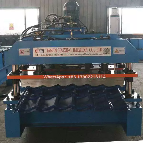 1100 glazed sheet roll forming machine
