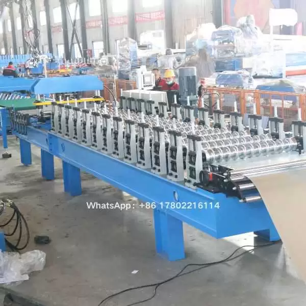 corrugated sheet roll forming machine production line