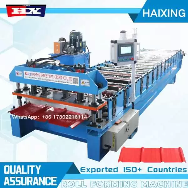 TR4 trapezoidal roof panel machine