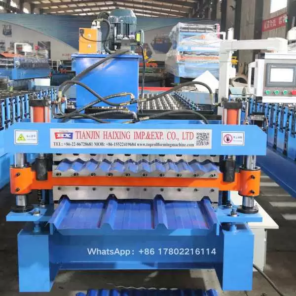 trapezoidal and corrugated metal plate rolling machine