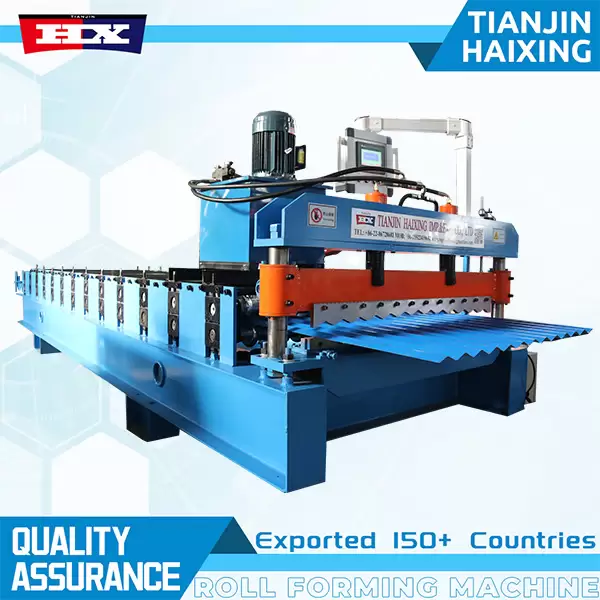 1150 Corrugated sheet roll forming machine