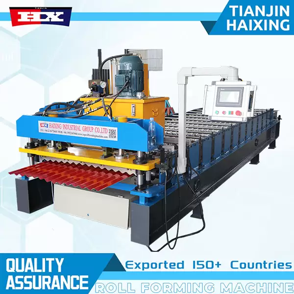 corrugated tole bending machine